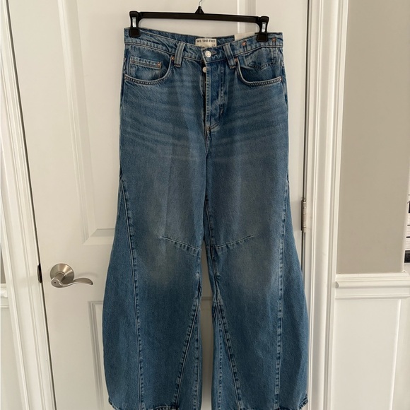 Free People We The Free Eden High Slouchy Jeans - Picture 2 of 6